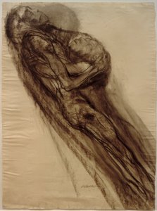 死と妻、一時停止 作： Käthe Kollwitz
