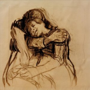絡み合う 作： Käthe Kollwitz