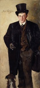 自画像 作： Kalle (1865 93) Lochen
