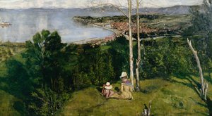 トロンハイムの眺め 作： Kalle (1865 93) Lochen