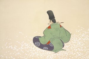 桃春のみのBoshun 作： Kamisaka Sekka