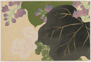百世草（ももよぐさ）：菊と桐（きくきり） 作： Kamisaka Sekka