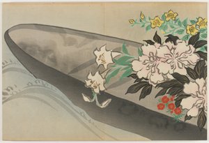 百世草（ももよぐさ）：花舟（はなぶね） 作： Kamisaka Sekka