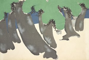 桃代草「ソナレノマツ」第3巻第3巻、1910年（版木版）