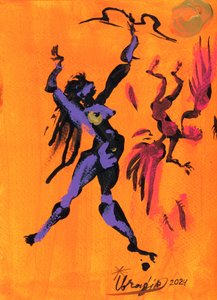 躍動感あふれるダンスの精神 作： Kanat Ibragimov