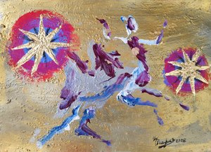 鮮やかな宇宙の舞 作： Kanat Ibragimov
