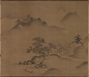 風景。 作： Kano Chikanobu