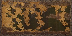 ブドウの木、桃山時代（1568-1615）。