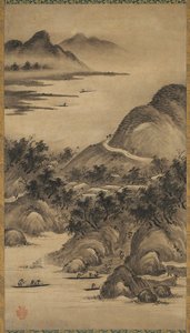 1500年代中期から後期の季節的な風景。