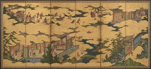 明黄帝と楊貴妃の命絵図 桃山時代・16世紀末～17世紀初頭