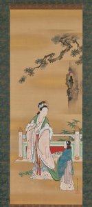 19世紀前半の西洋の女王母。 作： Kano Osanobu