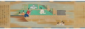 てぇ たぇ おｆ 酒店 ドジ、 江戸 ペリオｄ、 １７００ 作： Kano Shoun