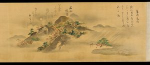 近江八景 江戸時代・1670年 作： Kanō Tan’yū