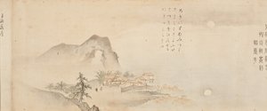 蕭蕭たる八景」1675年 作： Kano Toun