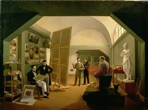 ペトルヴァシレヴィッチ盆地のスタジオ（1793-1877）1833