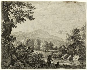 男と犬 作： Karel Dujardin