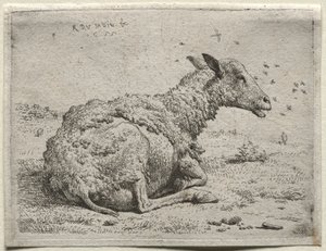 羊と蠅 作： Karel Dujardin