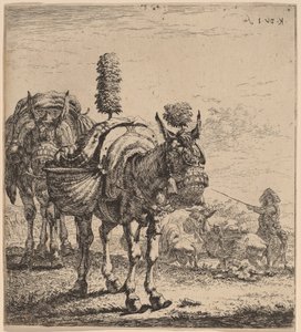 2 つのラバ 作： Karel Dujardin