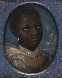 アフリカ人の頭 作： Karel van III Mander