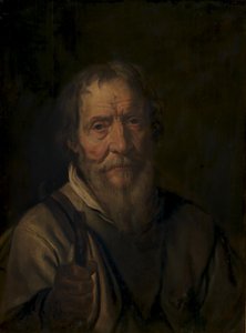 老人の肖像画。 クリスチャン・ヤコブセン・ドラケンバーグ (?) 作： Karel van III Mander