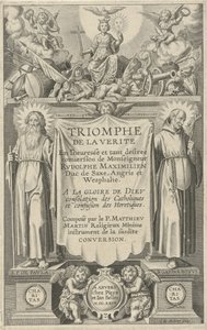 タイトル ページ: Triomphe de la Verite、1624 年 作： Karel van Mallery
