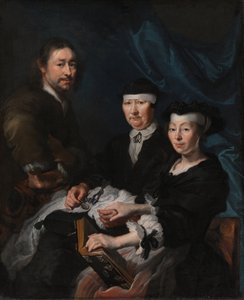 アーティストと家族 作： Karel van Mander III
