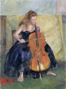 チェロ奏者、1995 作： Karen Armitage