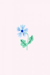 可憐な青い花 作： 