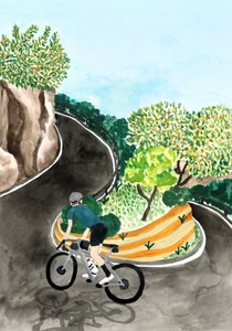 絶景の山岳サイクリング 作： 