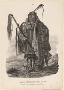 モニタリ・インディアン 作： Karl Bodmer