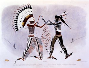 1843〜44年のインド絵画の複製 作： Karl Bodmer