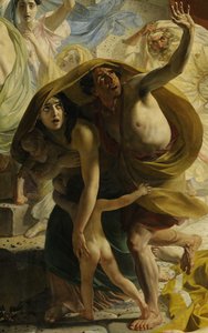 ポンペイ最後の日の詳細（カール・ブリューロフ、1833年、ロシア美術館）