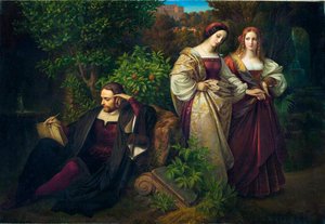 トルクァート・タッソと二人のレオノーレ 作： Karl Ferdinand Sohn