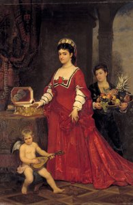 アデリーナ パティ 1843-1919、C1860-1880。 作： Karl Friedrich Steinhardt