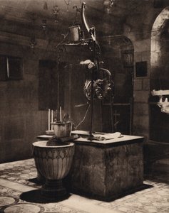 シケム近くのヤコブの井戸 (白黒写真) 作： Karl Grober