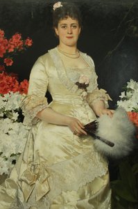 ドイツ語：Frau Hedwig Woworsky, geb.ヘックマン ヘドヴィッヒ・ワヴォルスキー夫人、ヘックマン生まれ