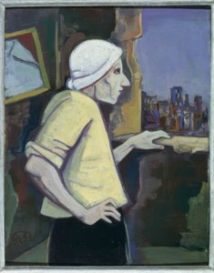 窓辺の女性 作： 