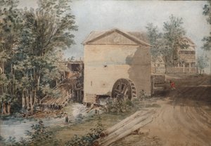 Polotnyany zavod、ゴンチャロフ家の邸宅、1839年。 作： Karl Ivanovich Kolmann