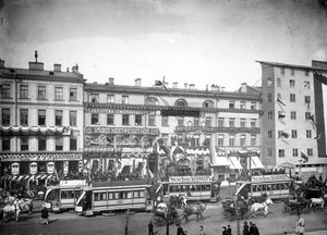 ネフスキー大通り、サンクトペテルブルク、1896年 作： Karl Karlovich Bulla