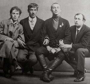 Osip Mandelstam、Korney Chukovsky、Benedictt Livshits、Yury Annenkov、1914