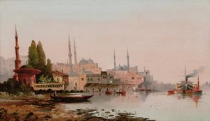 ベイルート、1890年頃（キャンバスに油彩） 作： Karl Kauffman