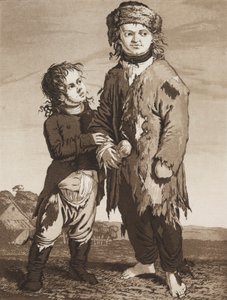 The Young Beggars（若い乞食たち）1800年頃 作： Karl Ludwig Bernhard Buchhorn