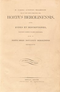 ベルリンの庭 作： Karl Ludwig Willdenow