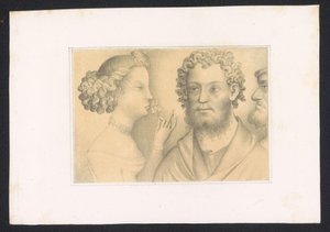 Mannen en jonge vrouw 15世紀のオランダの巨匠によるデザインと研究。 世紀。 ベルリンの王立図書館に保管されている原本に基づく（シリーズタイトル） 作： Karl Palzow
