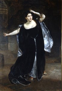 Giuditta Pasta (1797-1865) と "Anne Boleyn" (Anne de Boleyn (Anna or Ann Bolin and Anne Bullen) 作： Karl Pavlovich Bryullov