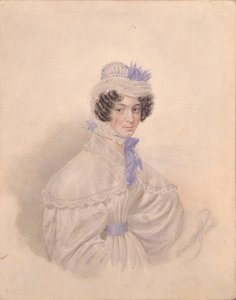 アンナボリソヴナバクニーナの肖像1802-1835、1835 作： Karl Pavlovich Bryullov