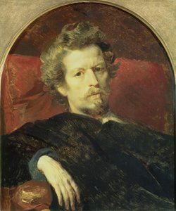 セルフポートレート、1848年（段ボールに油彩） 作： Karl Pavlovich Bryullov