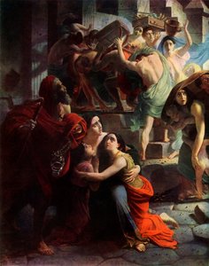 ポンペイ最後の日、1833年、詳細、1965年。 作： Karl Pavlovich Bryullov