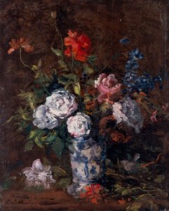 花の束 作： Karl Pierre Daubigny