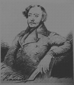 Nikolai Platonovich Ogarev 1813-1877、p。 1840年 作： Karl Reichel